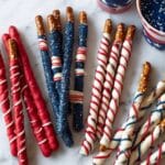 Patriotic Pretzel Rods Recipe
