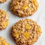 Healthy Peach Oatmeal Breakfast Cookies Recipe