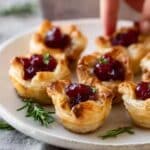 Easy Baked Cranberry Brie Bites Recipe