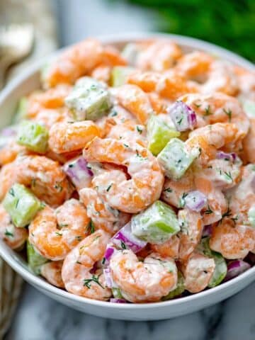 Shrimp Salad with Lemon, Dill, and Creamy Dressing Recipe