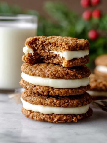 Gingerbread Oatmeal Cream Pies Recipe