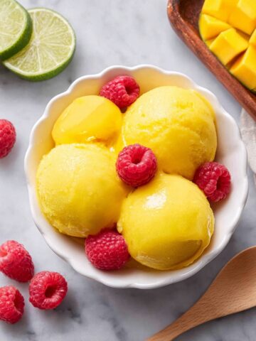 Easy Mango Sorbet Recipe