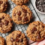 Chewy Vegan Oatmeal Chocolate Chip Cookies Recipe