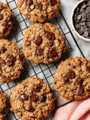 Chewy Vegan Oatmeal Chocolate Chip Cookies Recipe