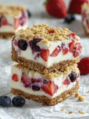 Summer Berry Frozen Dessert Recipe