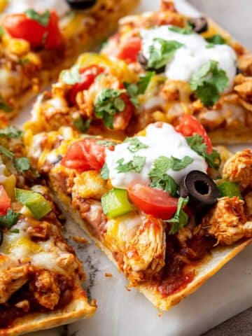 Chicken Taco Pizza Recipe