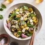 Grilled Summer Squash with Feta and Lemon Champagne Vinaigrette Recipe