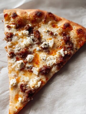 Hot Sausage Feta Honey Pizza Recipe