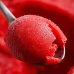 Homemade Strawberry Sorbet Recipe