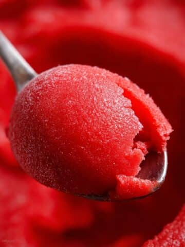 Homemade Strawberry Sorbet Recipe