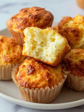 High Protein Cheese & Egg Muffins Recipe