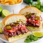 Mexican Steak Torta Sandwiches Recipe
