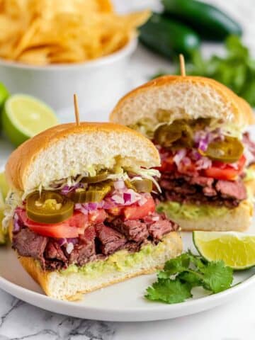 Mexican Steak Torta Sandwiches Recipe