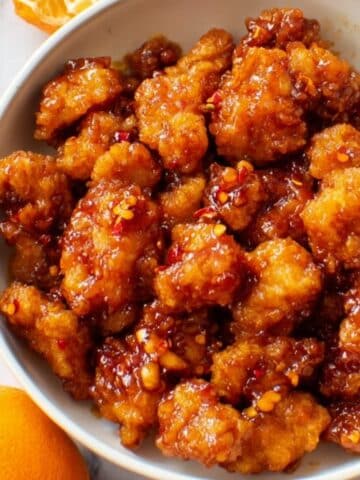 Baked Orange Chicken with Panda Express Copycat Sauce Recipe