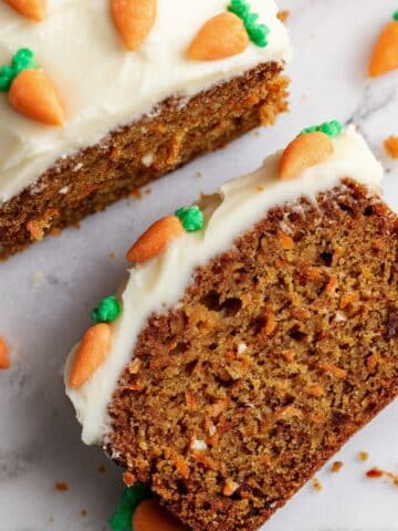 Carrot Cake Loaf with Cream Cheese Frosting Recipe
