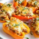 Taco Stuffed Mini Peppers Recipe