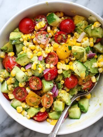 Corn Tomato Avocado Salad Recipe