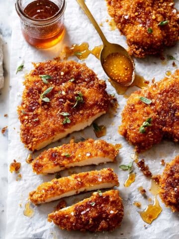 Easy Baked Crunchy Hot Honey Chicken Recipe
