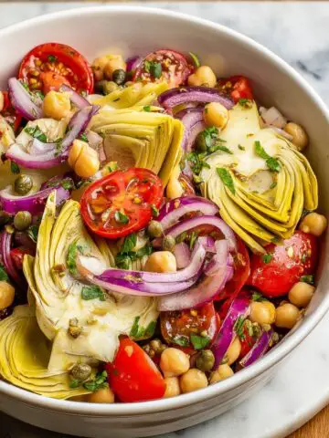 Tuscan Artichoke Tomato Salad Recipe