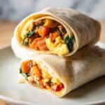 Sheet Pan Protein Breakfast Burritos Recipe