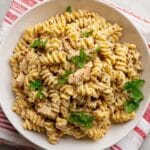 Crockpot Garlic Parmesan Chicken Pasta Recipe