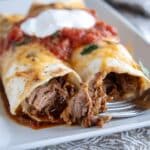 Slow Cooker Mexican Beef Enchiladas Recipe
