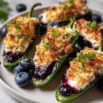 Blueberry Brie Jalapeño Poppers Recipe
