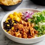 Instant Pot Weeknight Chicken and Rice Burrito Bowls Recipe