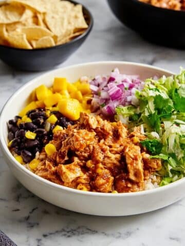 Instant Pot Weeknight Chicken and Rice Burrito Bowls Recipe