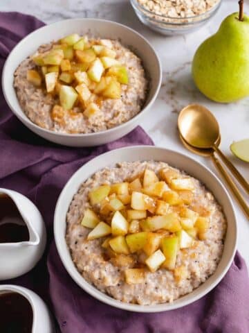 Spiced Pear Oatmeal Recipe