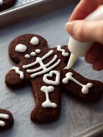 Chocolate Skeleton Cookies Recipe
