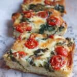 Baked Tomato, Spinach, and Mozzarella Tortilla Recipe