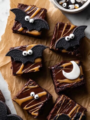 Spooky Gluten-Free Bat Brownies Recipe