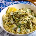 Vegan Lemon Artichoke Pasta Recipe