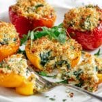 Herby Ricotta Stuffed Peppers Recipe