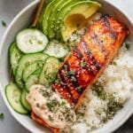 Baked Salmon Sushi Bowl Recipe