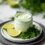 Easy Creamy Garlic Lime Cilantro Sauce Recipe