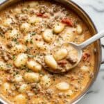 Ground Beef Gnocchi in Creamy Tomato Sauce Recipe