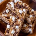No-Bake Chocolate Marshmallow Granola Bars Recipe