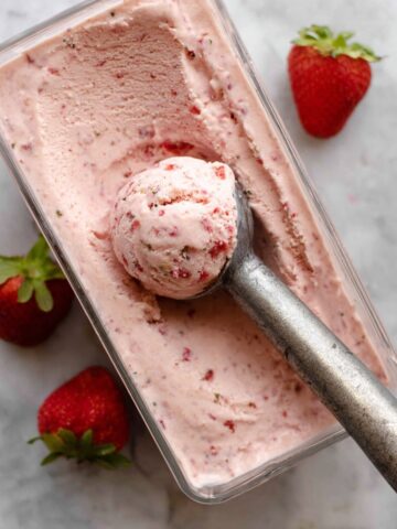Strawberry No-Churn Ice Cream Recipe