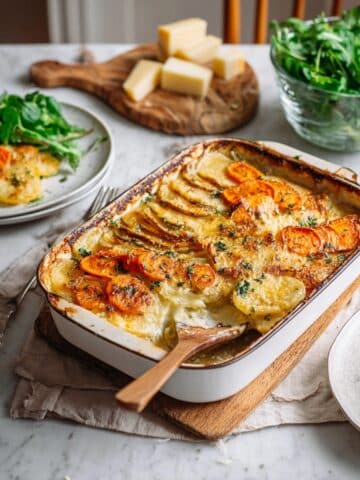 Pumpkin and Potato Gratin with Comté Cheese Recipe