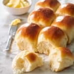 Soft No-Knead Dinner Rolls Recipe