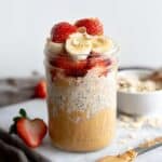 Peanut Butter Overnight Oats (5 Ingredients!) Recipe