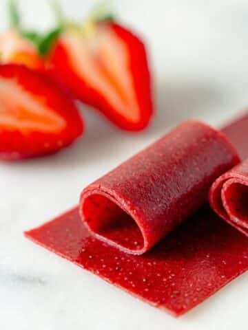 Back to School Strawberry Fruit Roll-Ups Recipe