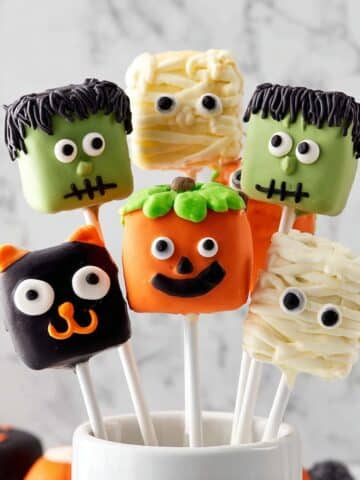 Spooky Marshmallow Pops Recipe