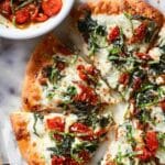 Garlic Roasted Tomato Flatbread Recipe