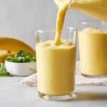 Creamy Mango Smoothie with Banana, Lime, and Mint Recipe