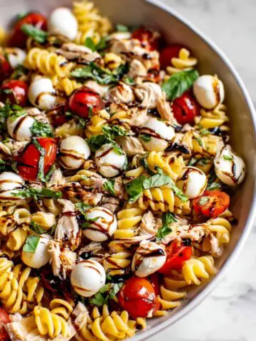 Chicken Caprese Pasta Salad (Gluten-Free) Recipe