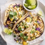Zucchini and Corn Tacos with Chipotle Sauce Recipe