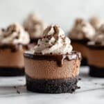 Mini Triple Chocolate Cheesecakes Recipe